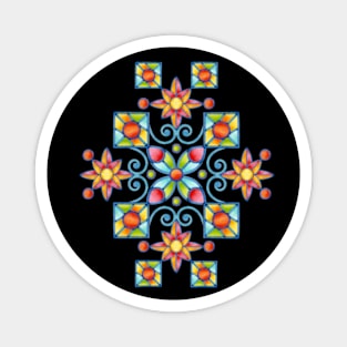 Spanish Tile Motif Magnet